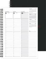 Custom Weekly Organizer™ w/Leather Front & Chip Back (7"x10")