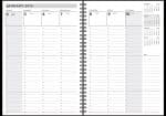 Custom Weekly Organizer™ w/Leather Front & Chip Back (7"x10") - 2