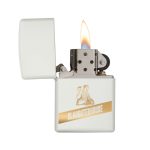 Custom White Matte Windproof Zippo® Lighter - 1
