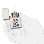 Custom White Matte Windproof Zippo® Lighter - 3