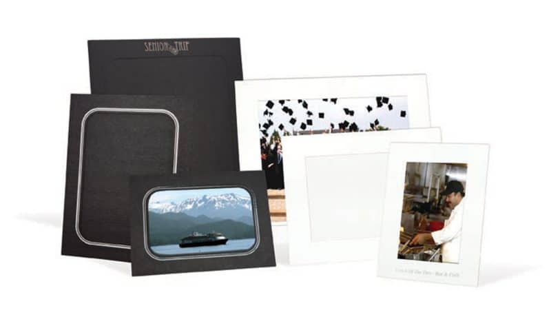 Custom White Smooth Picture Frame with Easel (8"x10")