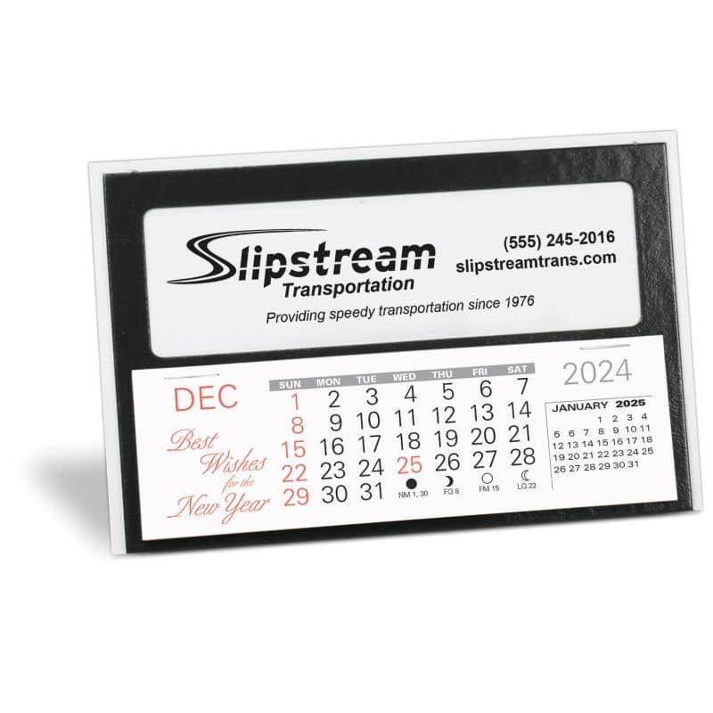 Custom Window Premier Desk Calendar