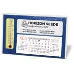 Custom Window Premier Desk Calendar with Thermometer