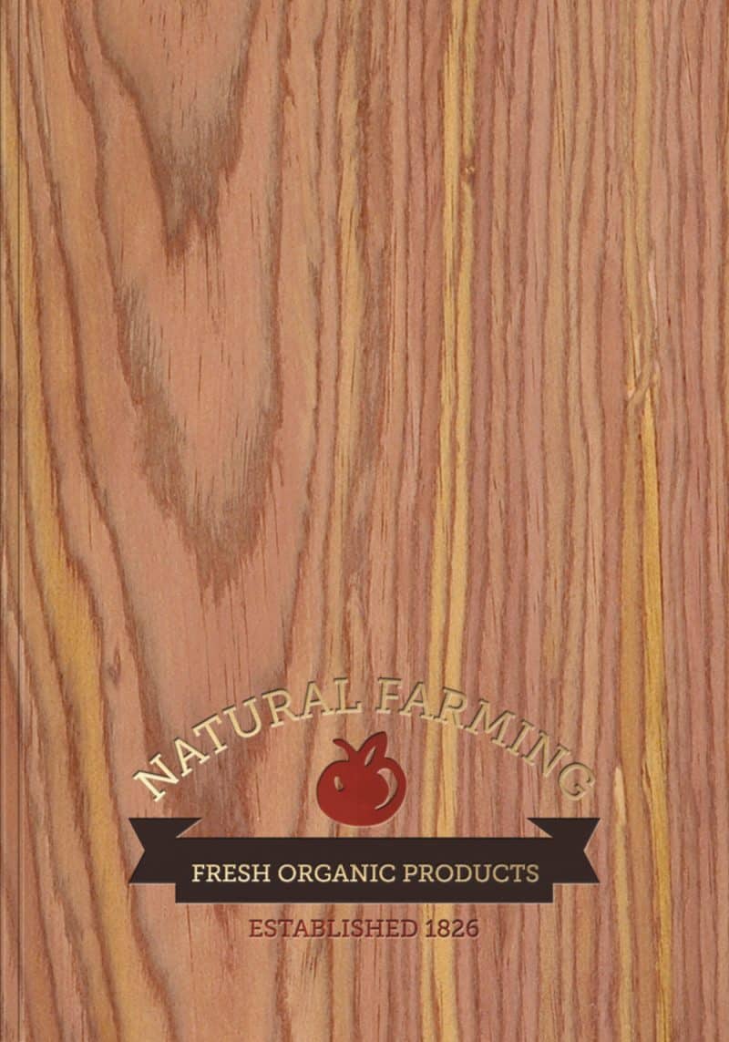 Custom WoodGrain Flex Journal NoteBook (7"x10")