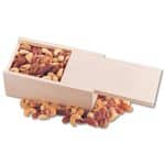 Custom Wooden Collector's Box w/Deluxe Mixed Nuts - 1