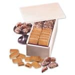 Custom Wooden Collector's Box w/English Butter Toffee & Cinnamon Churro Toffee - 1
