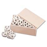 Custom Wooden Collector's Box w/Frosted Pretzels - 1