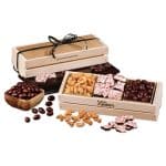 Custom Wooden Crate w/Sweet & Crunchy Assortment