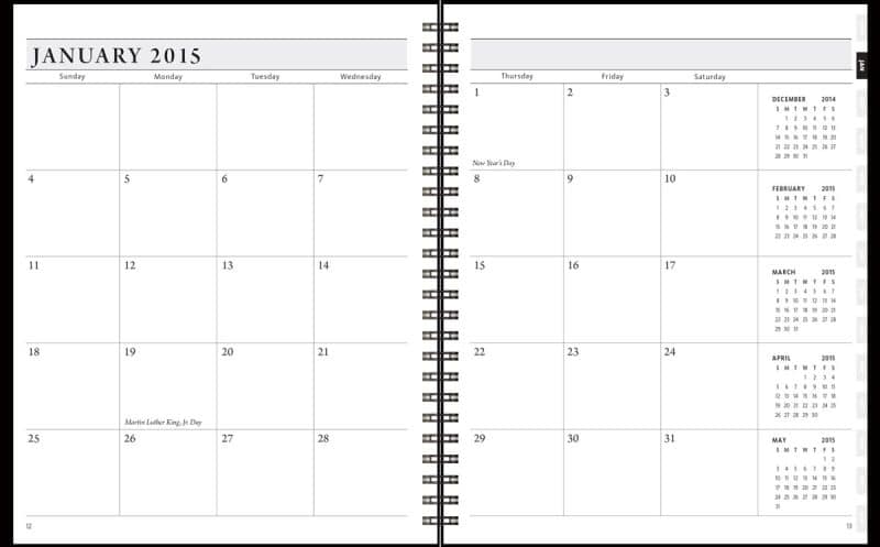Custom Xeo Planner™ w/Leather Front & Chip Back (7"x8.5") - 3