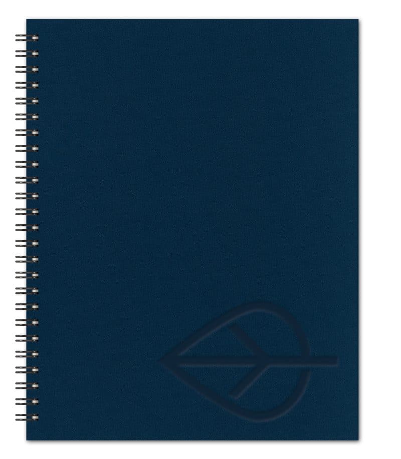 Custom Xeo Planner™ w/Leather Front & Chip Back (7"x8.5") - 4