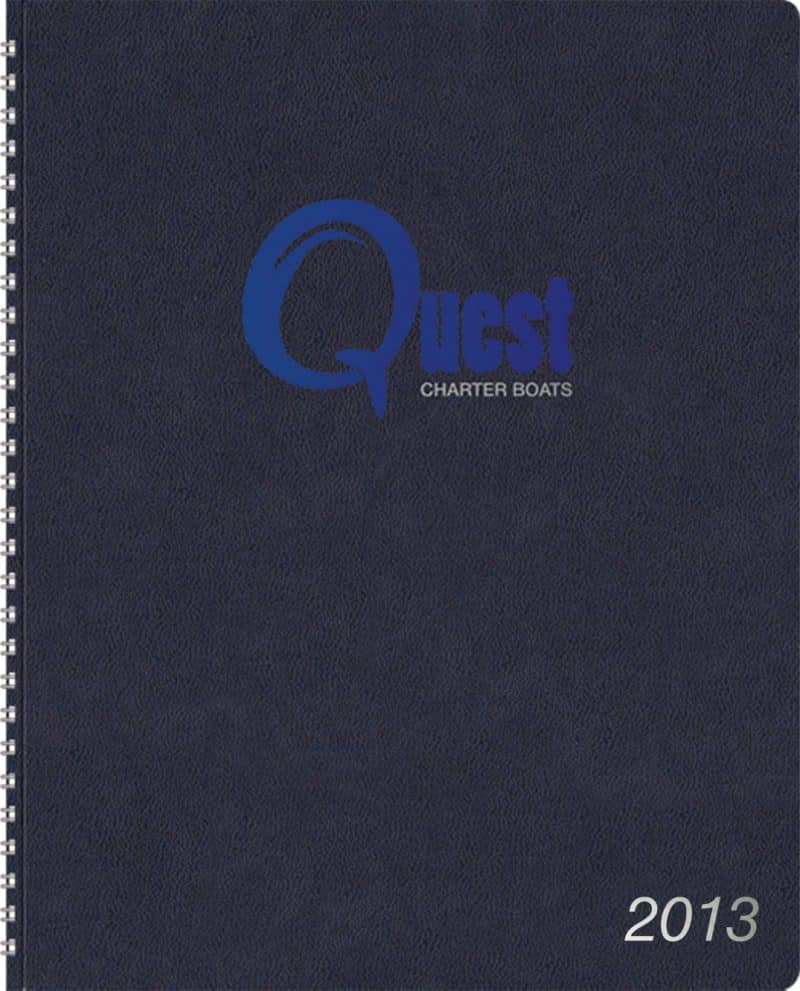 Custom XeoPlanner™ w/Leatherette Wraparound (7"x8.75")