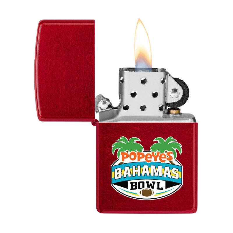 Custom Zippo® Windproof Lighter Classic Candy Apple Red™ - 1