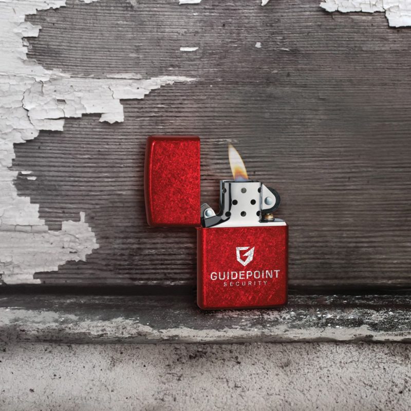 Custom Zippo® Windproof Lighter Classic Candy Apple Red™ - 9