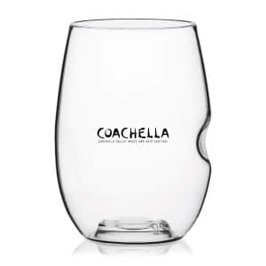 Custom govino® 16 Oz. Wine Glass Handwash - Clear