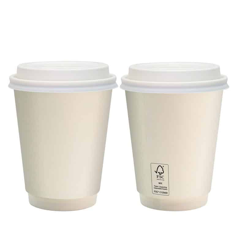 Custom 12 Oz. Full Color Paper Cup With Lid - 3