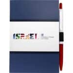 Custom 4" x 6" Perfect Paper Cover Notebook with Pen - 2