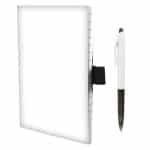 Custom 4" x 6" Perfect Paper Cover Notebook with Pen - 4