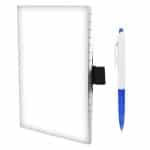 Custom 4" x 6" Perfect Paper Cover Notebook with Pen - 6