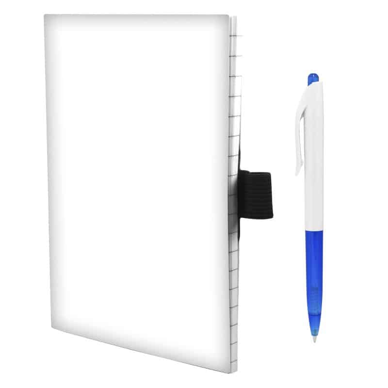 Custom 4" x 6" Perfect Paper Cover Notebook with Pen - 6