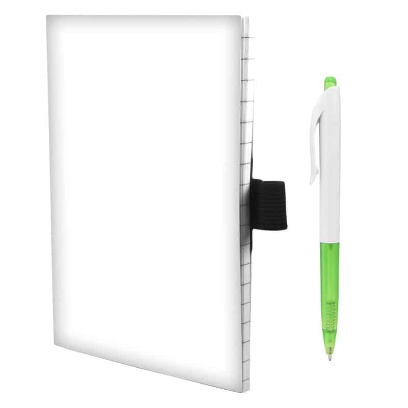 Custom 4" x 6" Perfect Paper Cover Notebook with Pen - 8