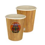 Custom 5 oz Full Color Bamboo Pattern Paper Cup