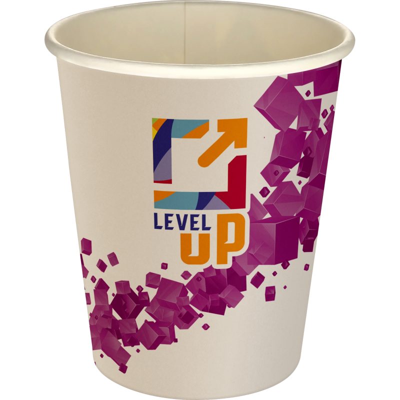 Custom 5 oz Full Color Floating Cubes Paper Cup - 8