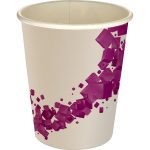 Custom 5 oz Full Color Floating Cubes Paper Cup - 9