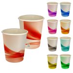 Custom 5 oz Full Color Groovy Paper Cup - 1
