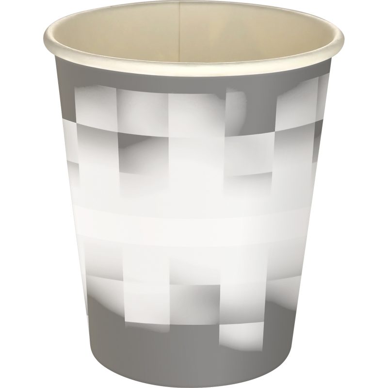 Custom 5 oz Full Color Shaded Checkers Paper Cup - 5