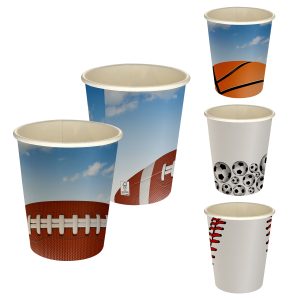 Custom 5 oz Full Color Sporty Paper Cup - 1