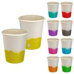 Custom 5 oz Full Color Turbulent Waves Paper Cup - 1