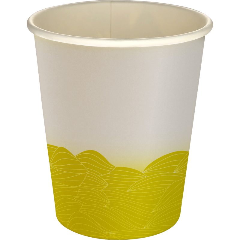 Custom 5 oz Full Color Turbulent Waves Paper Cup - 3