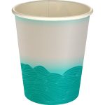 Custom 5 oz Full Color Turbulent Waves Paper Cup - 5