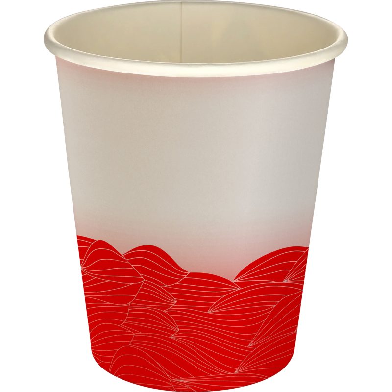 Custom 5 oz Full Color Turbulent Waves Paper Cup - 7