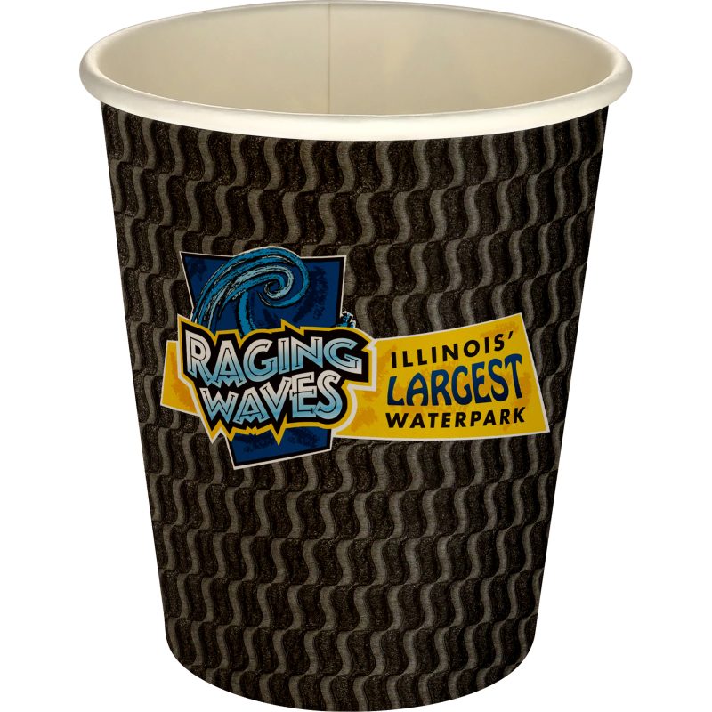 Custom 5 oz Full Color Wave Paper Cup - 2