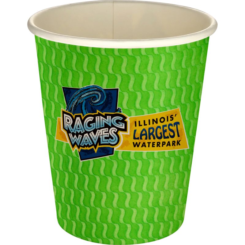 Custom 5 oz Full Color Wave Paper Cup - 6