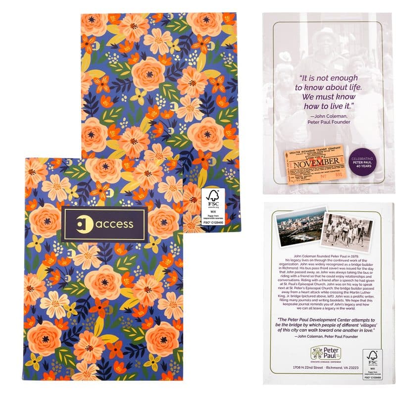 Custom 5" x 7" Perfect Paper Cover Notebook