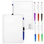 Custom 5" x 7" Perfect Paper Cover Notebook with Pen - 1