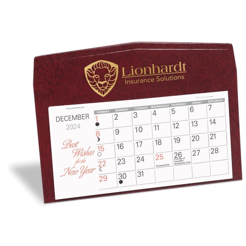 Custom Cartwright Desk Calendar - 1