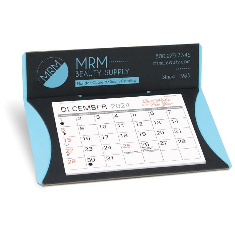 Custom Crescent Nu-Leth-R Desk Calendar - 1