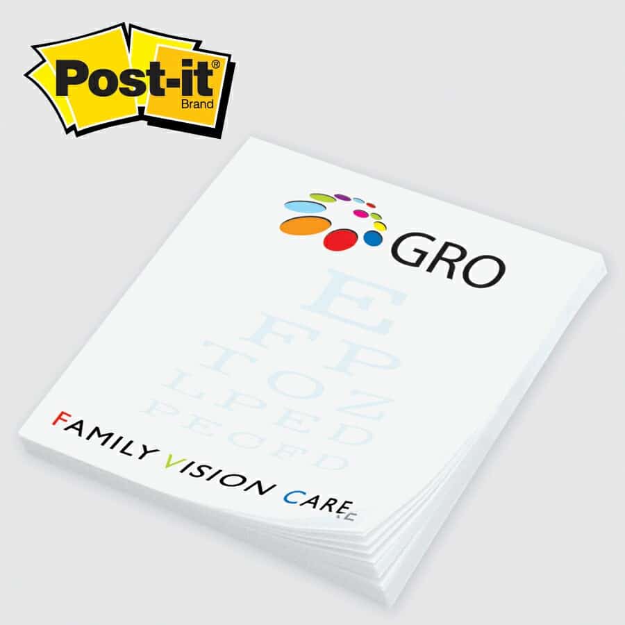 Custom Printed Post-it® Notes (2 3/4″x3″) 25 Sheets/ 4 Color – Swag ...