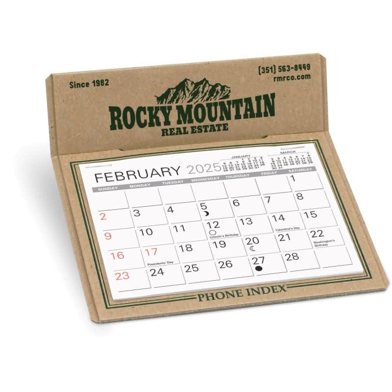 Custom Forest Desk Calendar - 1
