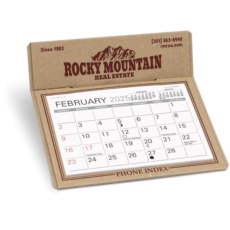 Custom Forest Desk Calendar - 2