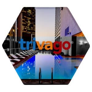 Custom Full Color Acrylic Hexagon Award