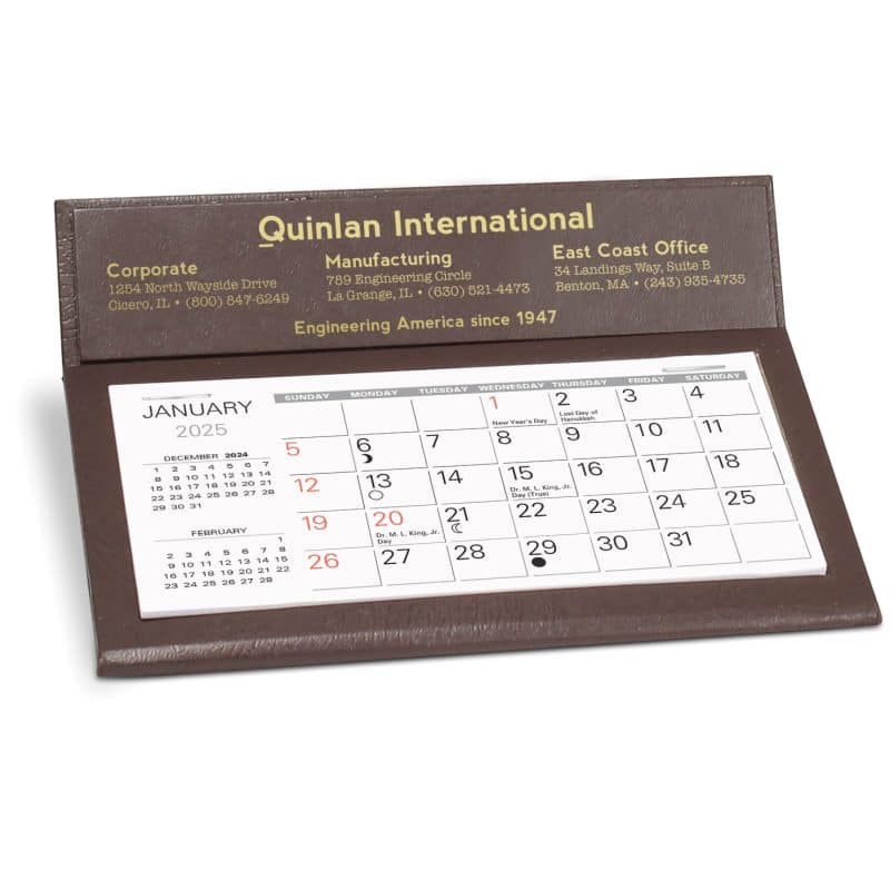 Custom Medalist Desk Calendar - 1