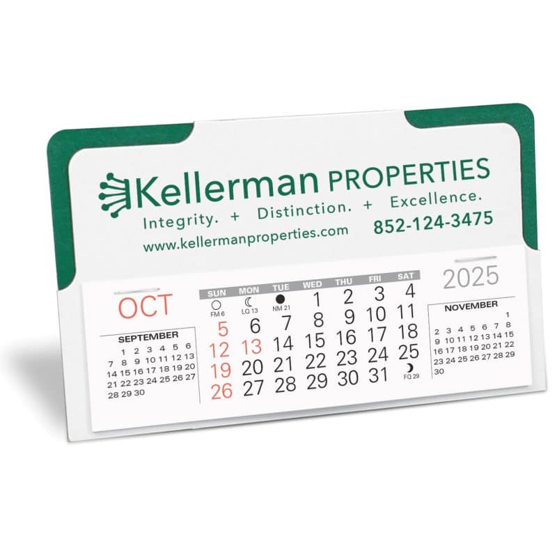 Custom Monarch Premier Desk Calendar - 2