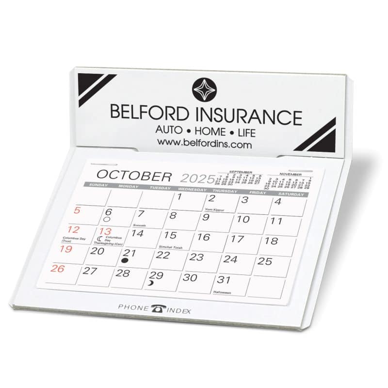 Custom Prudent Desk Calendar - 1