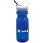 Custom 24 Oz Polyclear Fruit Fusion Water Bottle - 2