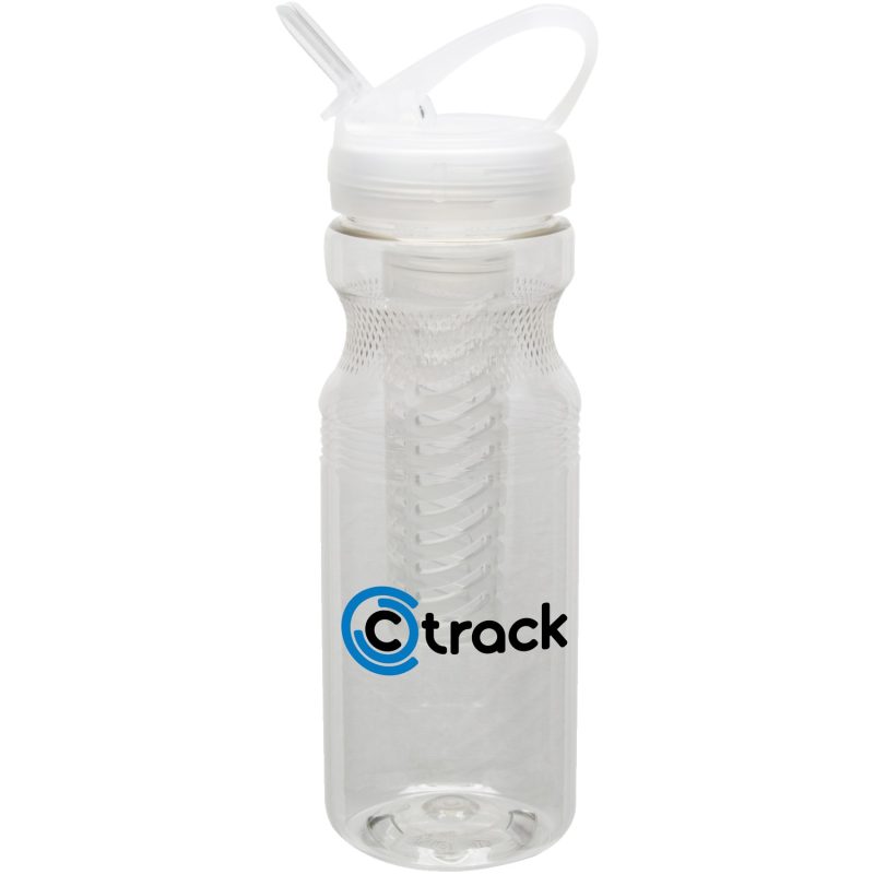Custom 24 Oz Polyclear Fruit Fusion Water Bottle - 4