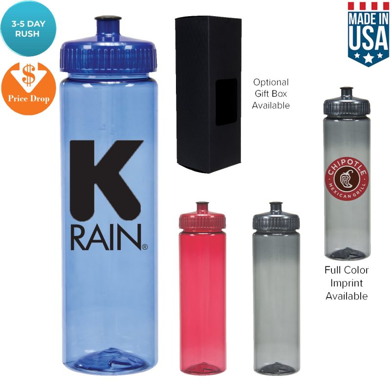 Custom 25 Oz Ek Color Water Bottle